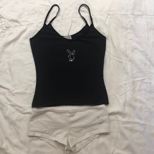 Playboy tank & shorts